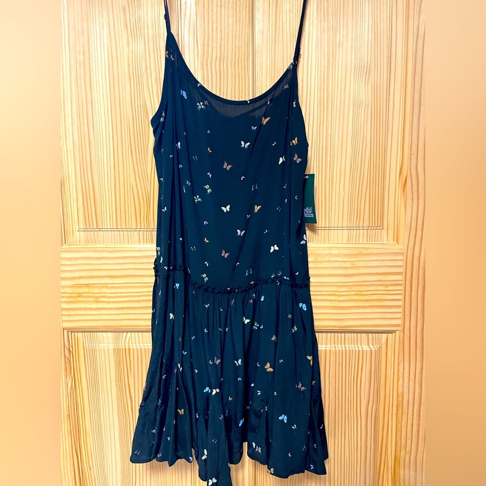 New with Tags, Wild Fable Black Butterfly Sun Dress
